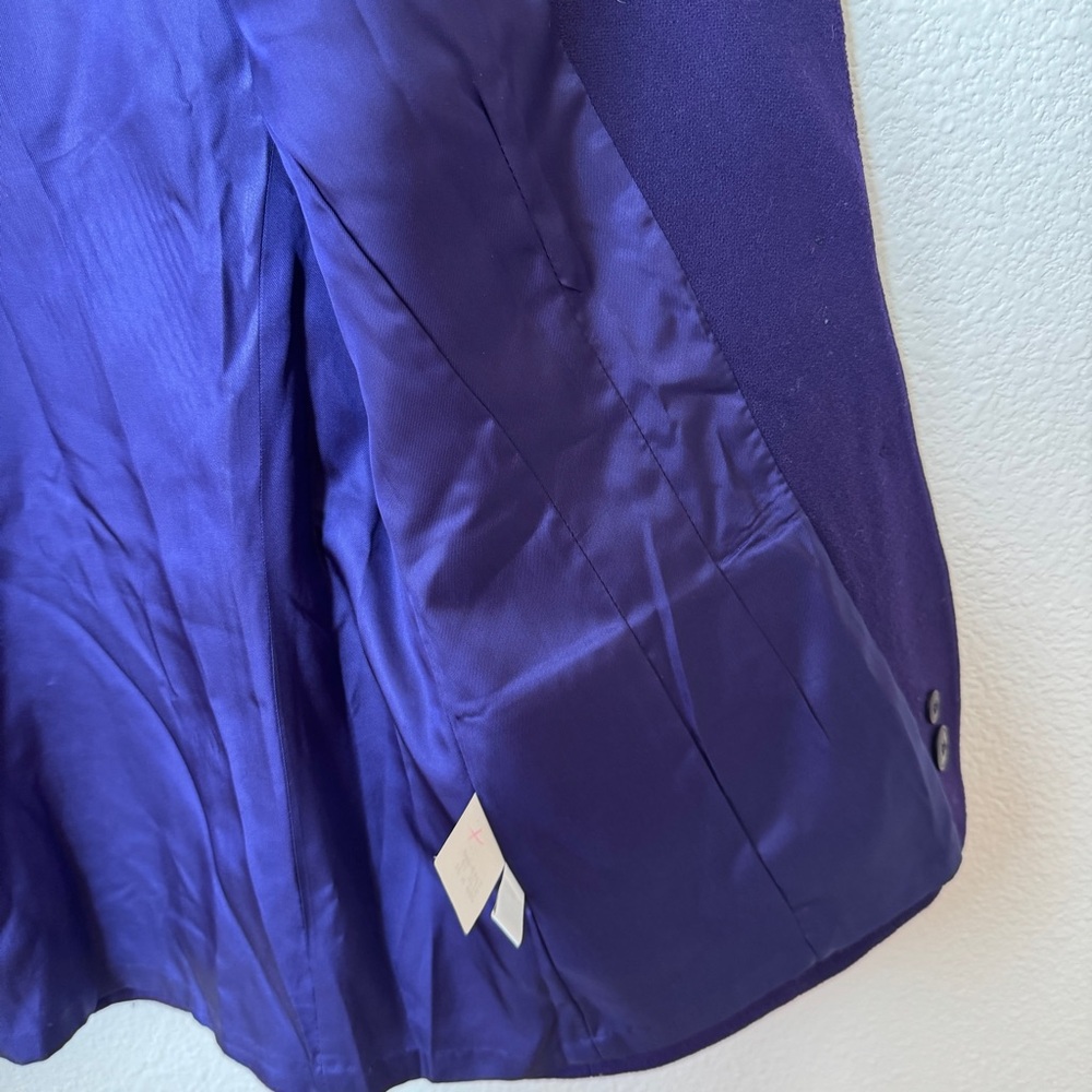 Custom Pendleton Vintage Purple Blazer with Wolf Zombie patch Size 10 - Picture 7 of 15
